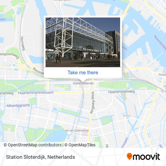 Station Sloterdijk map