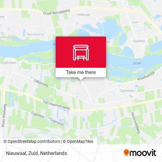 Nieuwaal, Zuid map