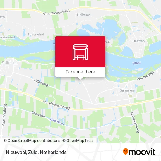 Nieuwaal, Zuid map