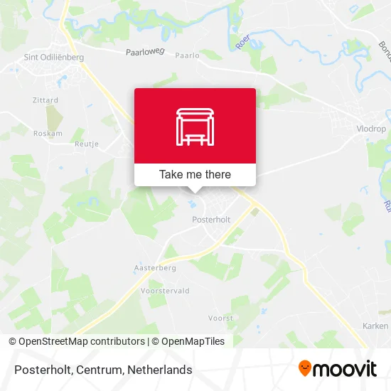 Posterholt, Centrum map