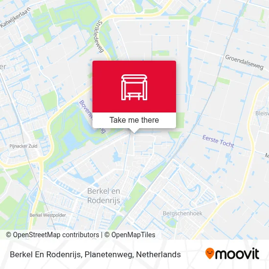 Berkel En Rodenrijs, Planetenweg map