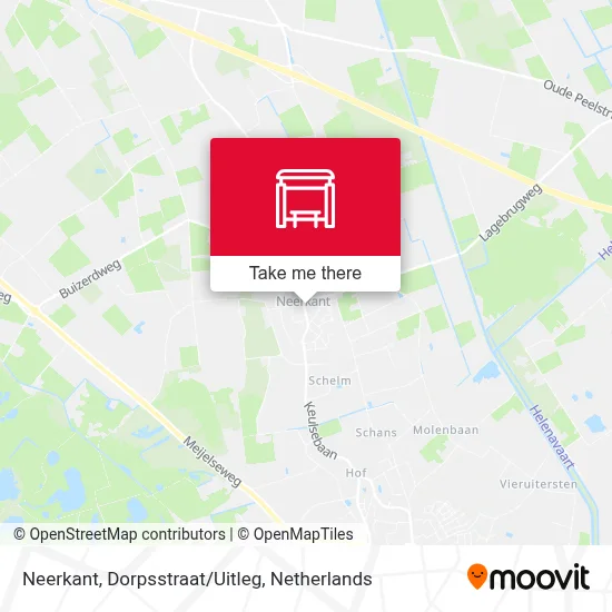 Neerkant, Dorpsstraat/Uitleg Karte