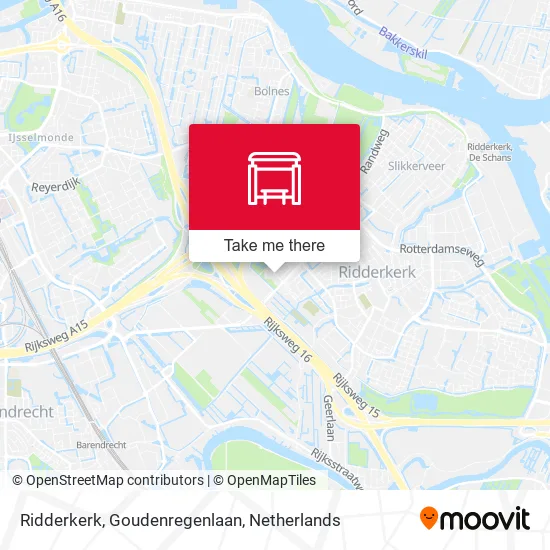 Ridderkerk, Goudenregenlaan map