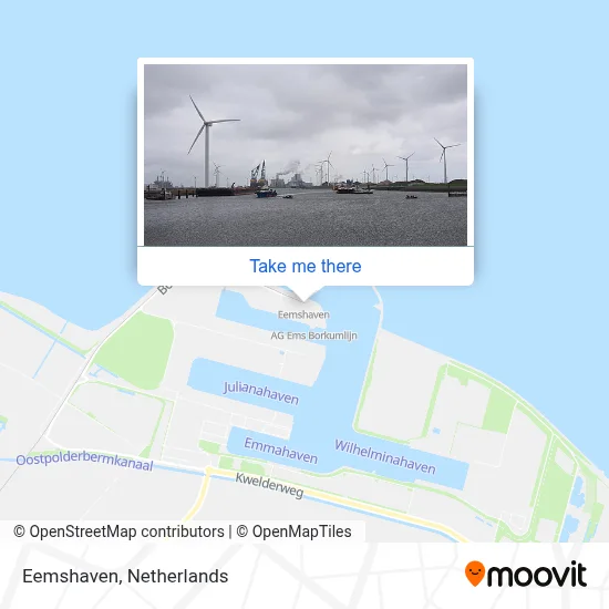 Eemshaven map
