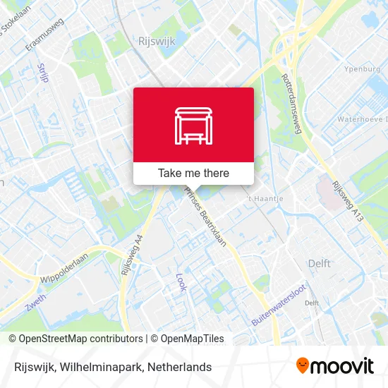 Rijswijk, Wilhelminapark map