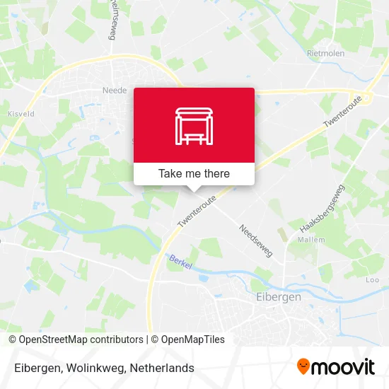 Eibergen, Wolinkweg map