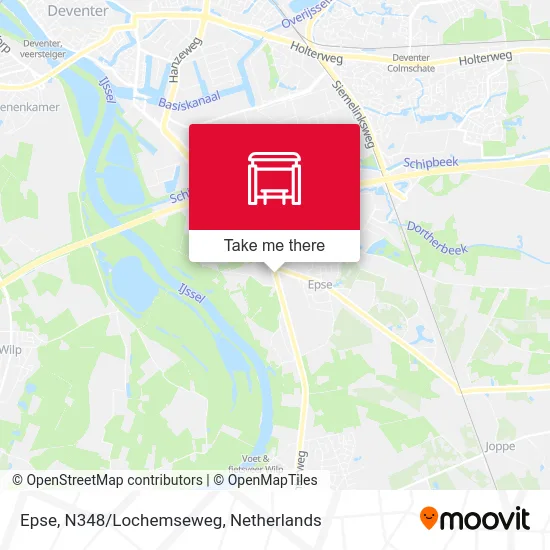 Epse, N348/Lochemseweg map