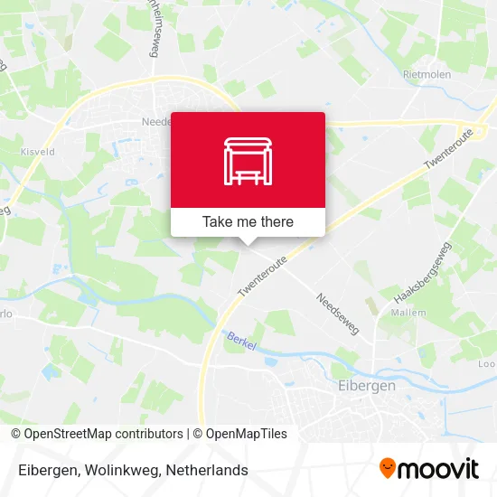 Eibergen, Wolinkweg map