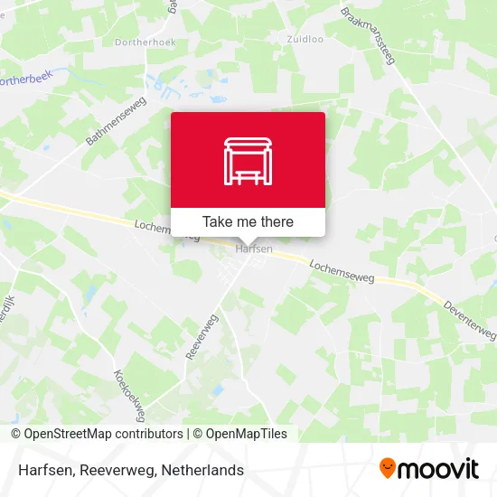 Harfsen, Reeverweg map