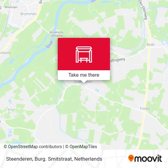 Steenderen, Burg. Smitstraat map