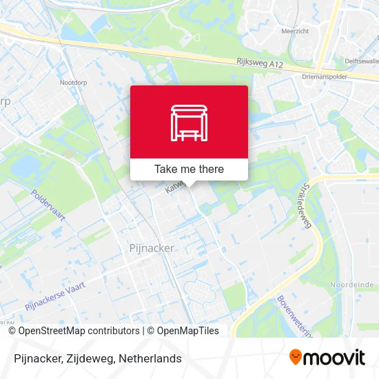 Pijnacker, Zijdeweg map