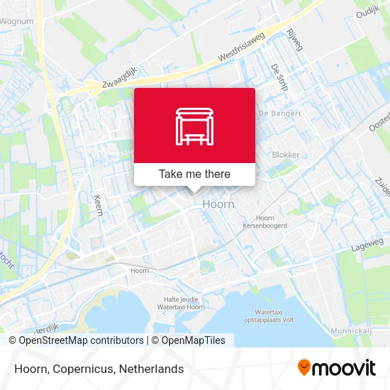Hoorn, Copernicus map