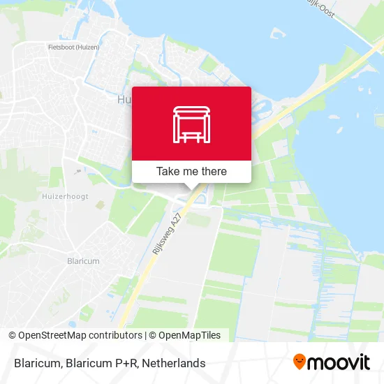 Blaricum, Blaricum P+R map