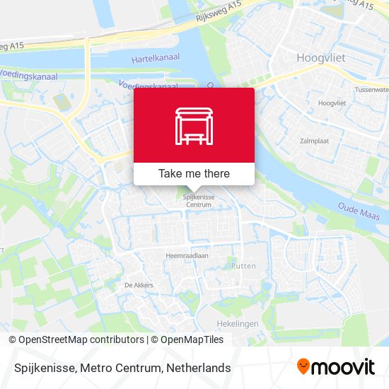 Spijkenisse, Metro Centrum map