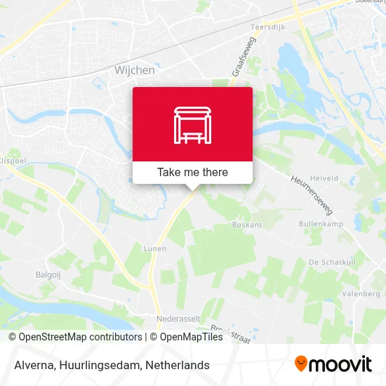 Alverna, Huurlingsedam map