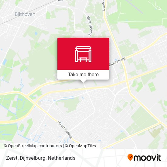 Zeist, Dijnselburg map