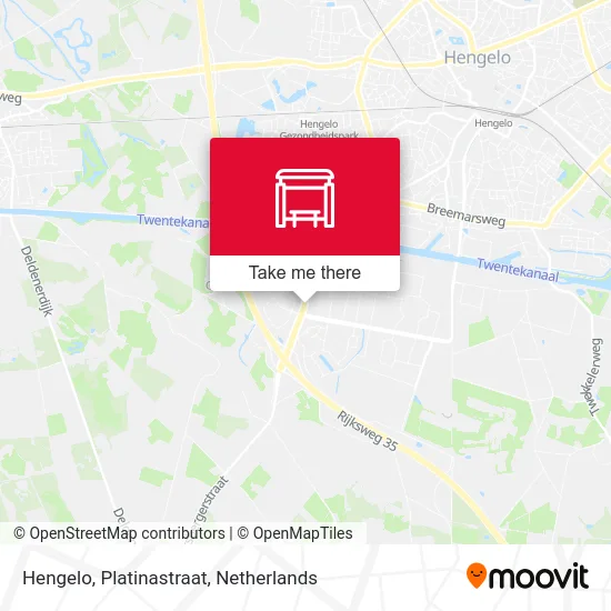 Hengelo, Platinastraat map