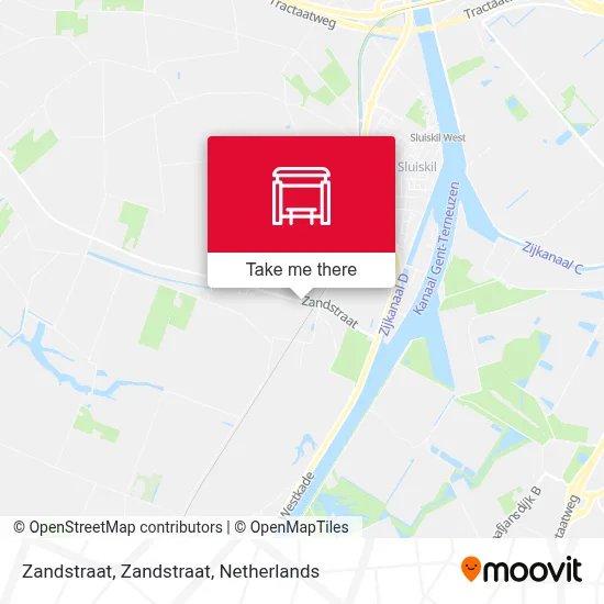 Zandstraat, Zandstraat map