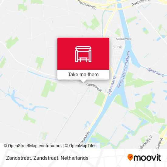 Zandstraat, Zandstraat map
