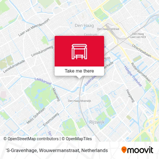 'S-Gravenhage, Wouwermanstraat map