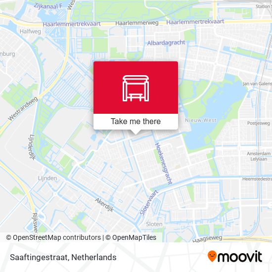 Saaftingestraat map