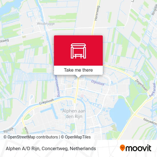 Alphen A/D Rijn, Concertweg map