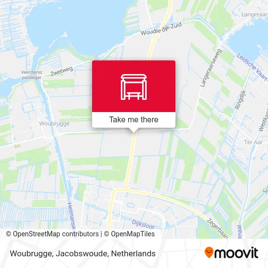 Woubrugge, Jacobswoude map