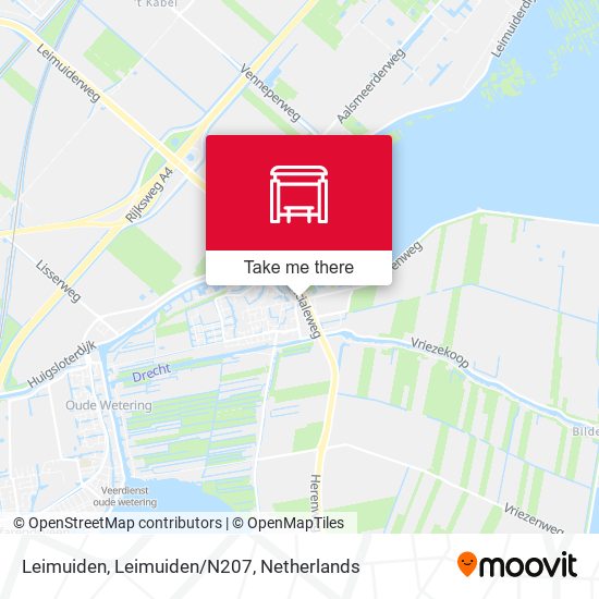 Leimuiden, Leimuiden/N207 map