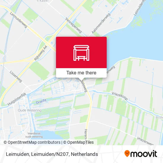 Leimuiden, Leimuiden/N207 map