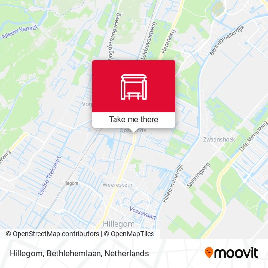 Hillegom, Bethlehemlaan map