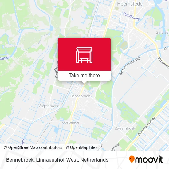 Bennebroek, Linnaeushof-West map