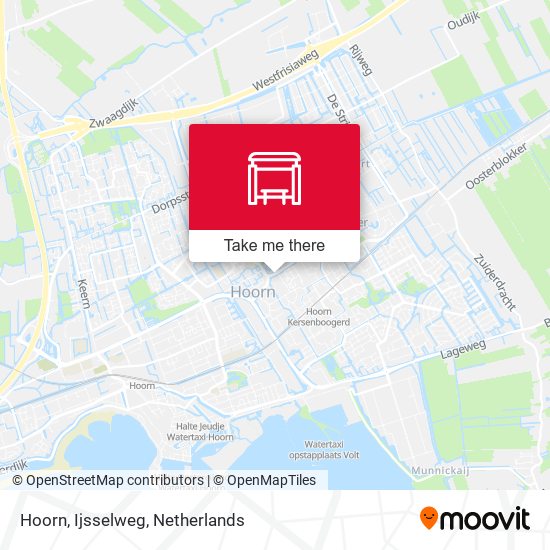 Hoorn, Ijsselweg Karte