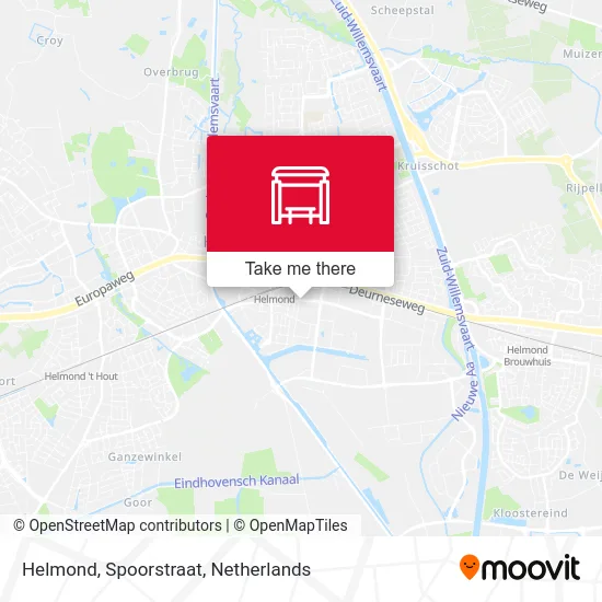 Helmond, Spoorstraat map