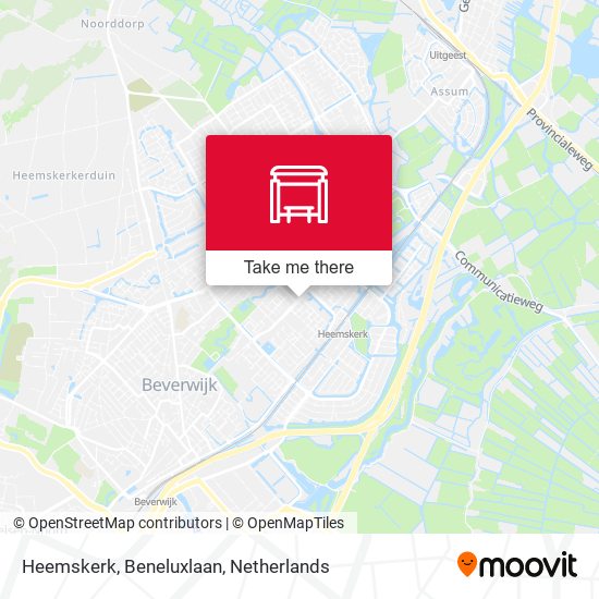 Heemskerk, Beneluxlaan map