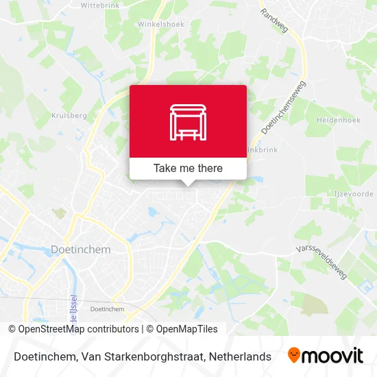 Doetinchem, Van Starkenborghstraat map