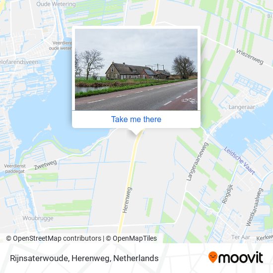 Rijnsaterwoude, Herenweg Karte