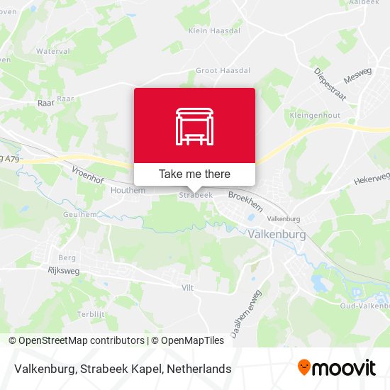 Valkenburg, Strabeek Kapel map