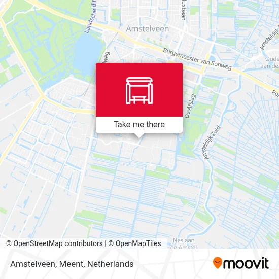 Amstelveen, Meent map