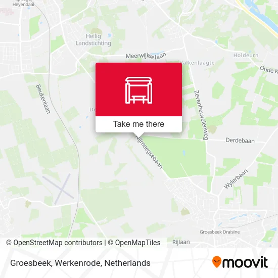Groesbeek, Werkenrode Karte