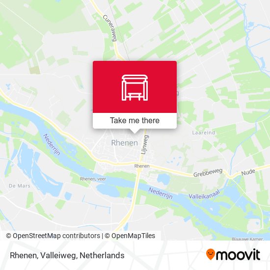 Rhenen, Valleiweg map