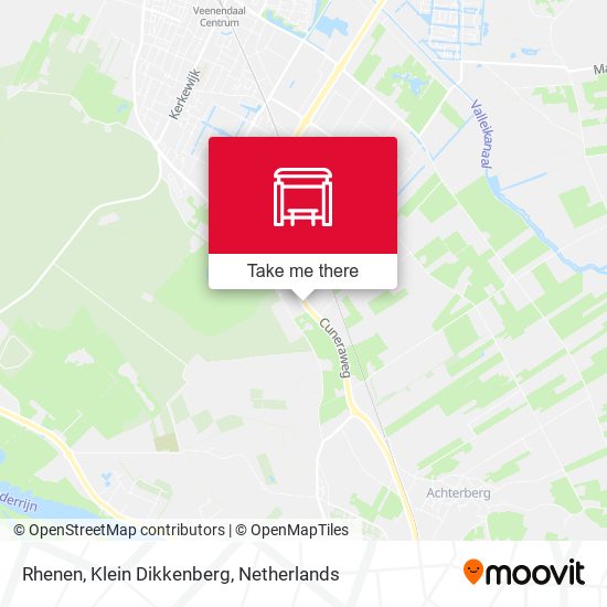 Rhenen, Klein Dikkenberg map