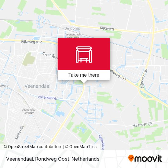 Veenendaal, Rondweg Oost map