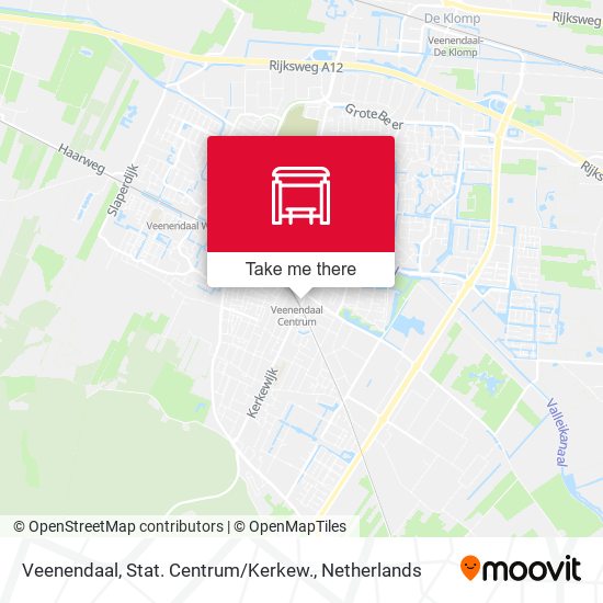 Veenendaal, Stat. Centrum / Kerkew. map