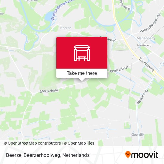 Beerze, Beerzerhooiweg map