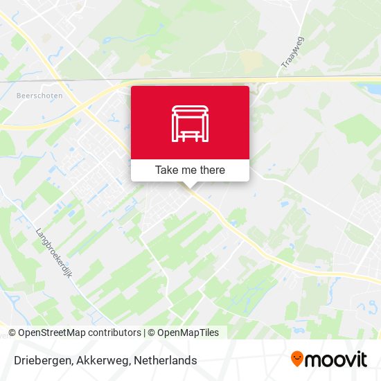 Driebergen, Akkerweg Karte