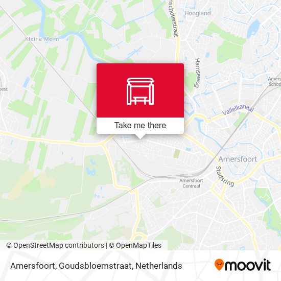 Amersfoort, Goudsbloemstraat map