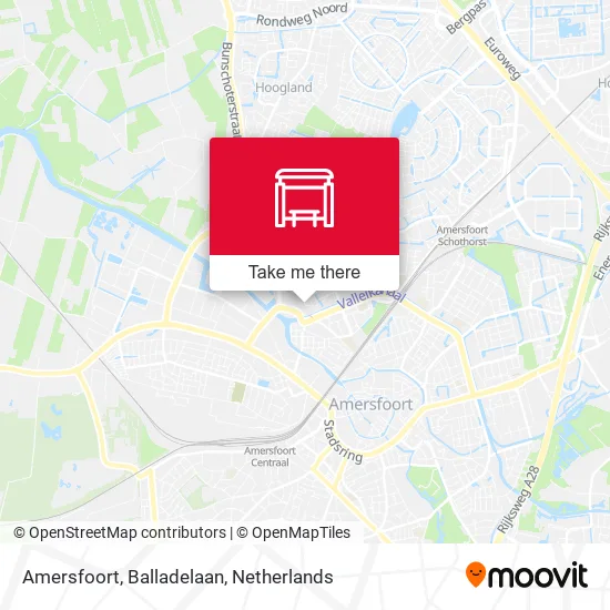 Amersfoort, Balladelaan map