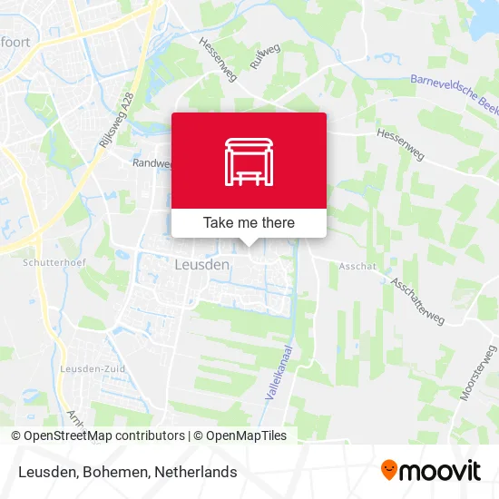 Leusden, Bohemen map