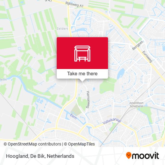 Hoogland, De Bik map