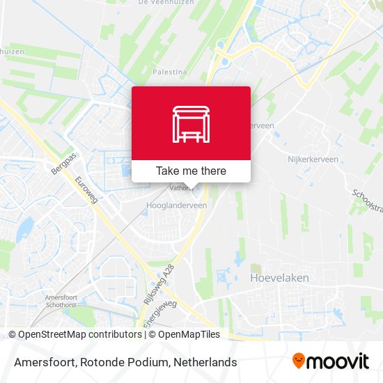 Amersfoort, Rotonde Podium map